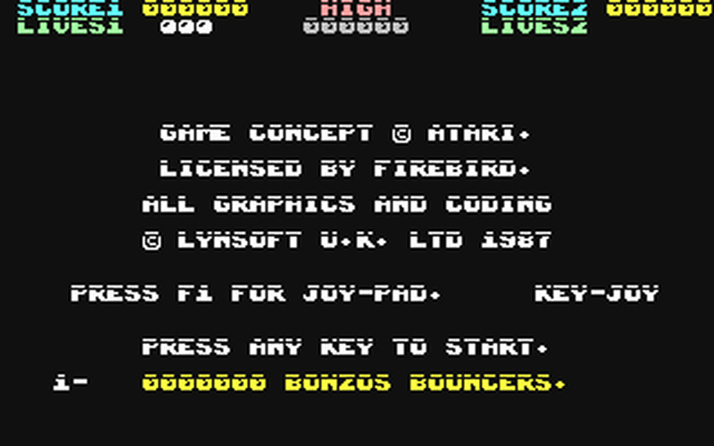 C64 GameBase Arkanoid_[Preview] [Firebird] 1987